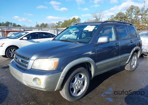 2004 Toyota Highlander Limited V6 from USA, damaged, VIN JTEDP21A040009539